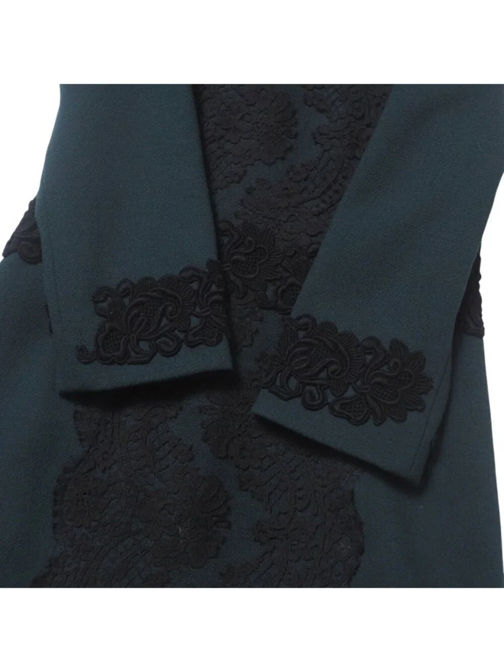 Dolce & Gabbana Tunic 44 Lace Decoration 3/4 Sleeve Top - Picture 4 of 9